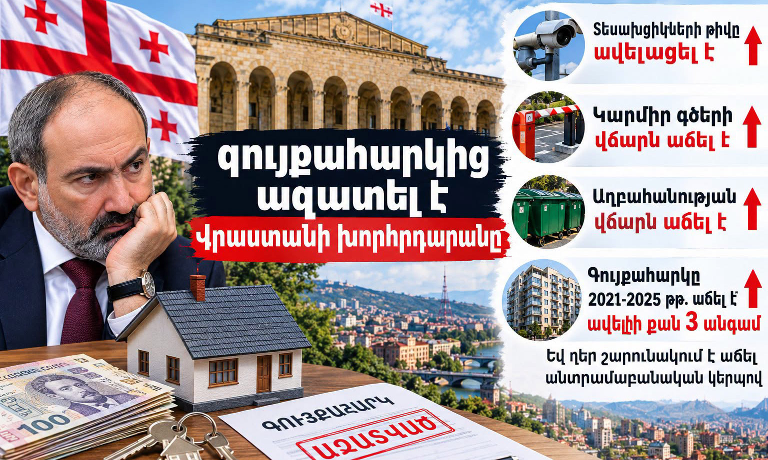 Վահե Սարգսյանը քննադատել է Հայաստանում գույքահարկի բարձրացումը