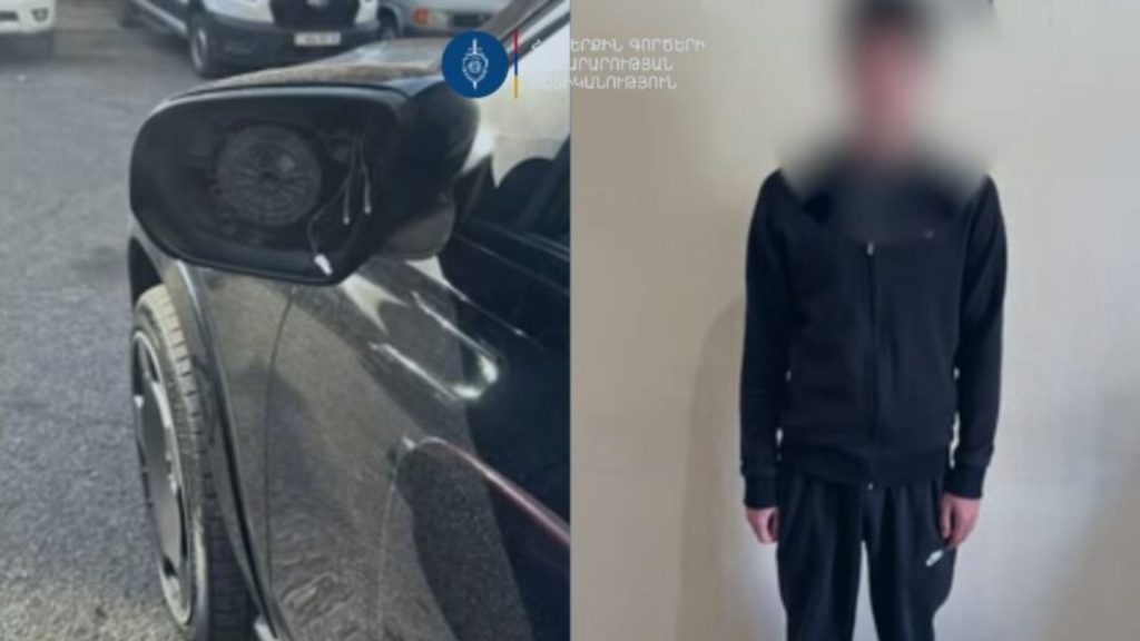 Украли стекла боковых зеркал Mercedes и оставили на лобовом стекле адрес Telegram-канала