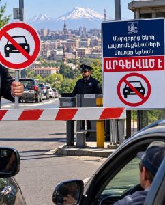 Депутат раскритиковал идею оставлять машины жителей регионов на въезде в Ереван