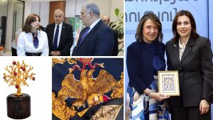 Подарки министру: Анahit Avanesyan получила сувенир за 116 тысяч драмов и шелковый платок
