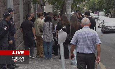 ԱԱԾ շենքի դիմաց բողոքի ակցիա է անցկացվել․ պահանջում են կալանավորել ադրբեջանցի զինծառայողին