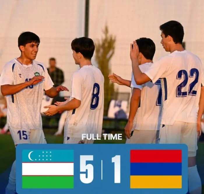 Հայաստանի Մ-20 հավաքականը խոշոր հաշվով պարտվեց Ուզբեկստանին