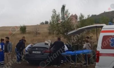 Հինգ մարդ տեղափոխվել է հիվանդանոց՝ «Տառերի պուրակ»-ի մոտ տեղի ունեցած վթարից հետո