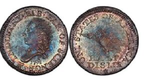 Монета США 1792 года установила рекорд на аукционе: цена достигла $2,93 млн