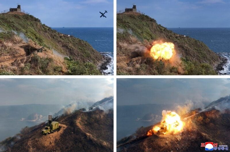 КНДР впервые показала боевые стрельбы из 600-мм системы «Снайпер»